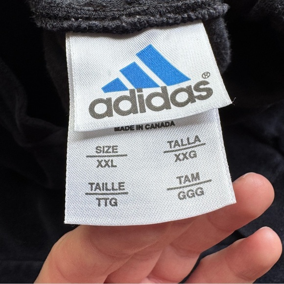 Vintage 2003 Children's Adidas Black and White Track Jacket with Stand-Up Collar - Picture 4 of 8